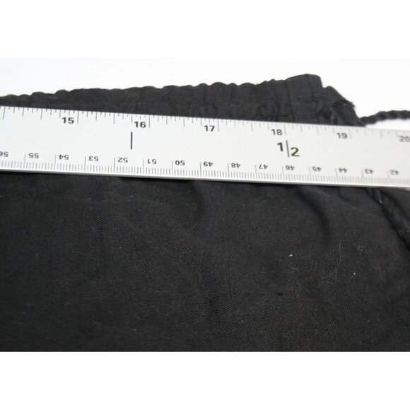 VTG Gypsy Pier 1 Global Boho Hippie Tiered Maxi Skirt Black Cotton Embroidered - Picture 7 of 7